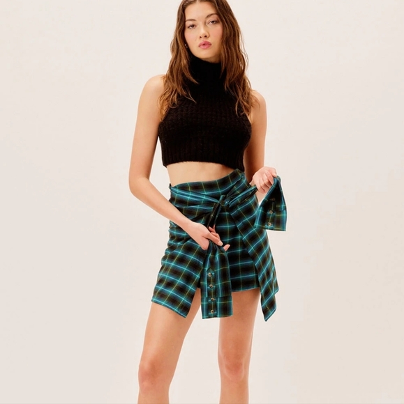 For Love And Lemons Dresses & Skirts - NWT For Love and Lemons Gwen Wrap Skirt